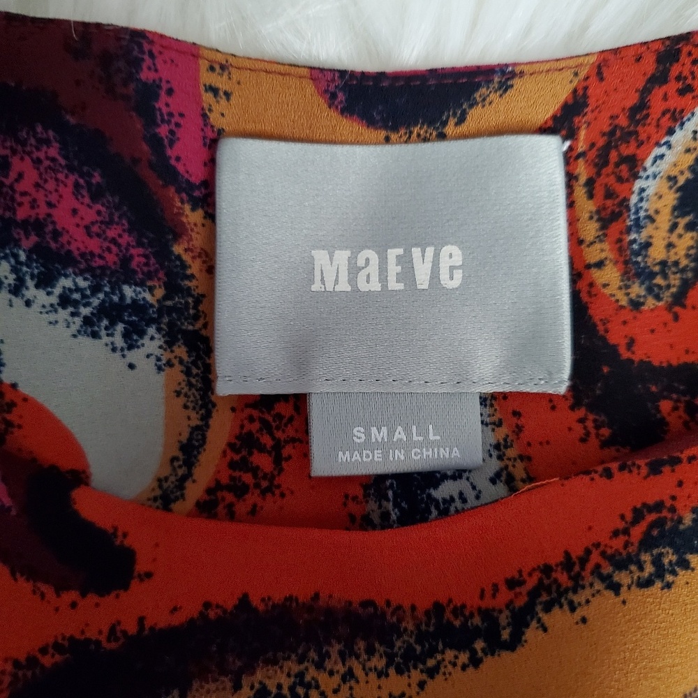 Maeve by Anthropologie Flavian Swirl Shift Dress Size S - Picture 5 of 8